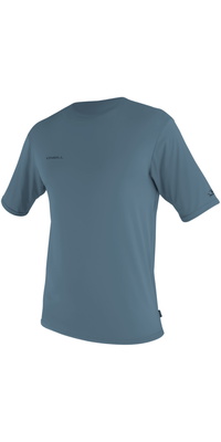 2026 O'Neill Mens Hyperfreak Skins Short Sleeve Sun Shirt 5693 - Blue Fusion